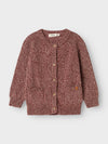 LIL ATELIER CARDIGAN HOT CHOCOLATE