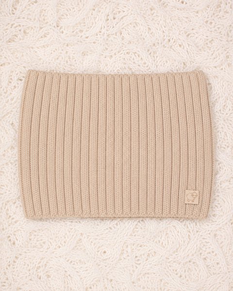 MAGLIFICIO DI VERONA SCIARPA COLLO LANA BEIGE 025623