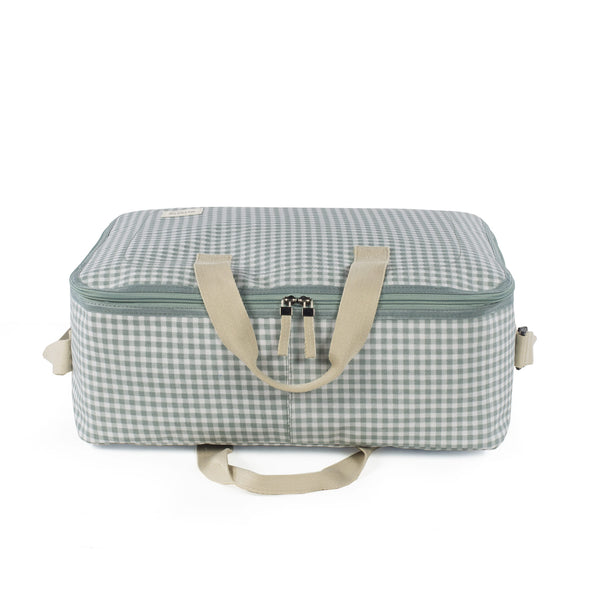 WALKING MUM Valigia I Love Vichy Verde (Iv)