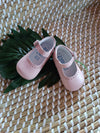 INDICE Scarpina 1513 ballerina in pelle rosa lavorata