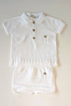 PECESA COMPLETO FILO COTONE 100% BIANCO