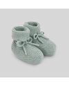 PAZ RODRIGUEZ SCARPINE IN LANA VERDE POLVERE