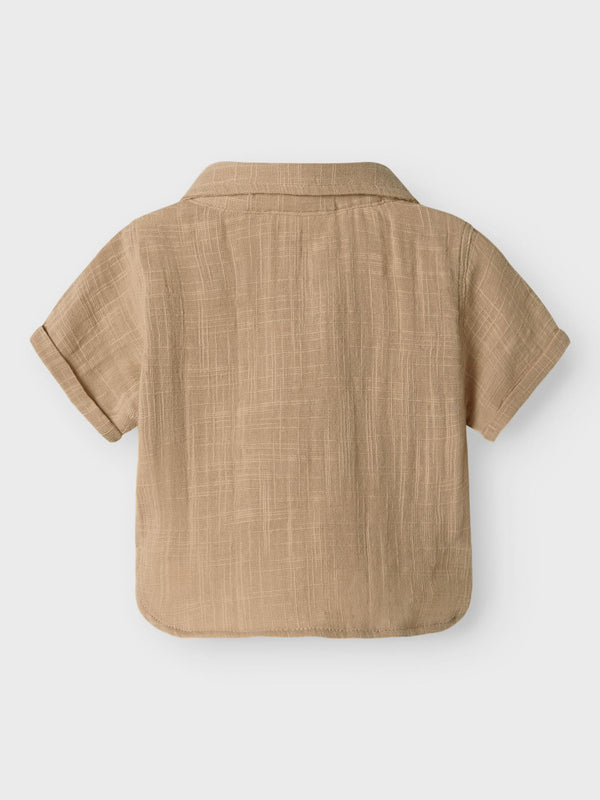 LIL ATELIER CAMICIA GIALLO SABBIA