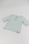 BAMBOOM T-SHIRT MANICHE CORTE BLU BLUSH
