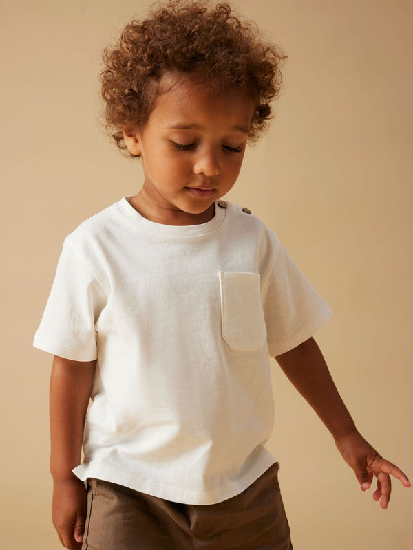 LIL ATELIER MAGLIA MEZZA MANICA COCONUT MILK
