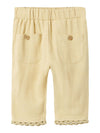 LIL ATELIER PANTALONE GIALLO SABBIA