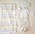 MARLù EK51 SET NASCITA TUTINA 0-3M FILO COTONE+COPERTA+CAPPELLO+SCARPINA CIELO POLVERE MULTICOLOR