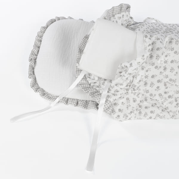 PASITO A PASITO SACCO NANNA LITTLE BLOOM FLOWER GREY TOG 2.5