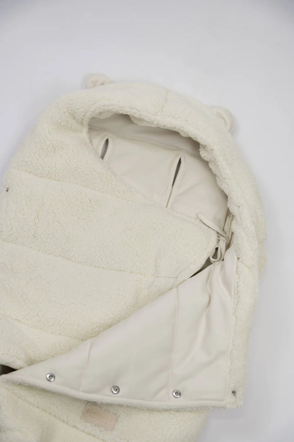BAMBOOMIgloo teddy newborn - WARM WHITE 345