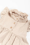 BAMBOOM CAMICIA DOTS ALMOND CREAM 1103