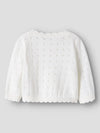 NAME IT CARDIGAN RICAMATO cloud dancer