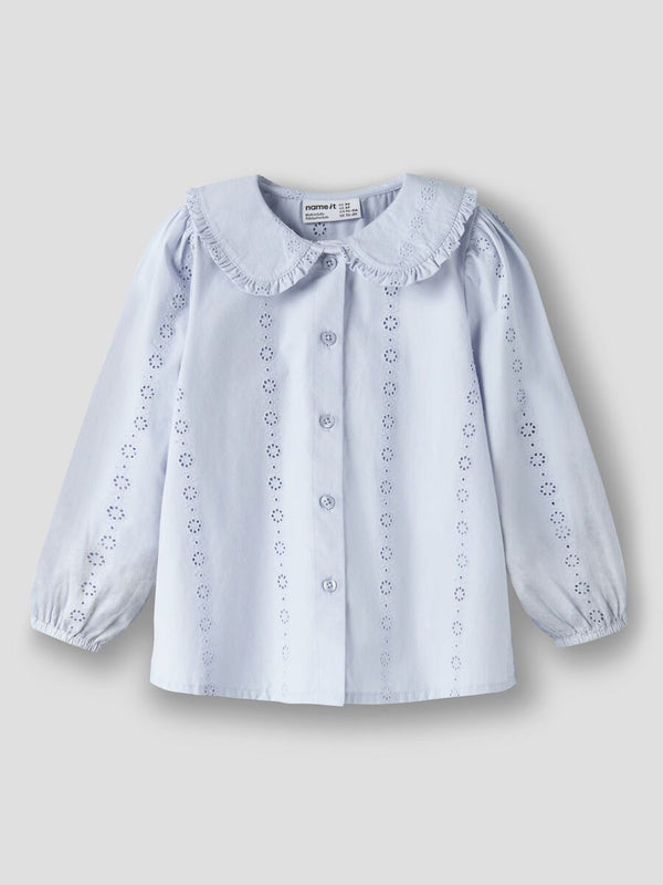 NAME IT CAMICIA SAN GALLO AMPIA SUBDUED BLUE