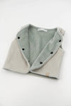 BAMBOOM Gilet smanicato reversibile - SKY GREY 352