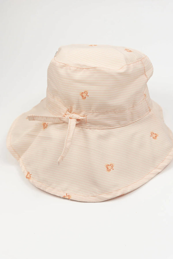 BAMBOOM Cappellino da mare UV50+ - STRIPE AND LEAVES 433