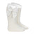 CONDOR CALZINO LUNGO TRAFORATO CON FIOCCO LATTE