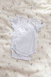 BAMBOOM BODY MEZZA MANICA ROSA/BIANCO 2PZ 0-1 MESE
