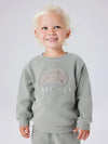NAME IT MAGLIA FELPATA SHADOW