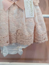 VALENTINA BEBES ABITO MARGOT ROSA CIPRIA + CULOTTE