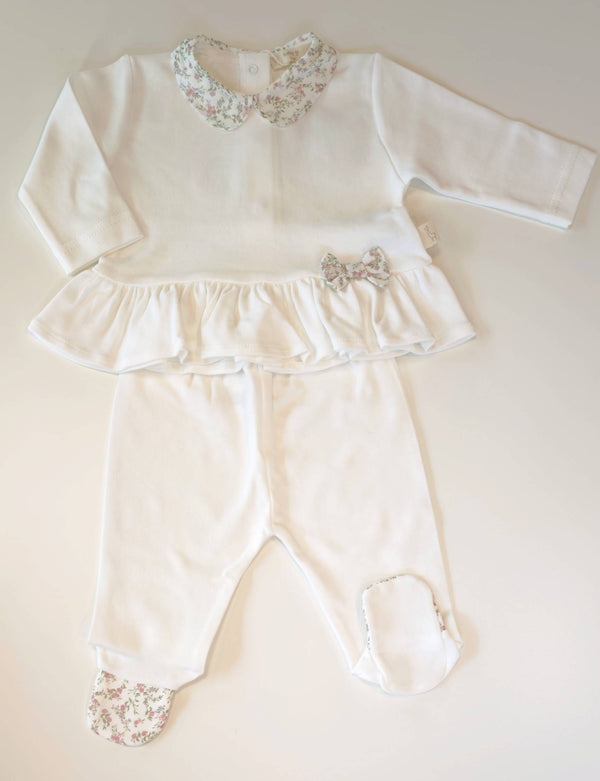 BABYGI COMPLETO JERSEY FANTASIA FIORI PI55G
