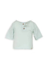 BAMBOOM T-SHIRT MANICHE CORTE BLU BLUSH