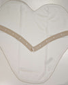 MARLù EKCUORE COPERTA FILO BIANCO/SABBIA