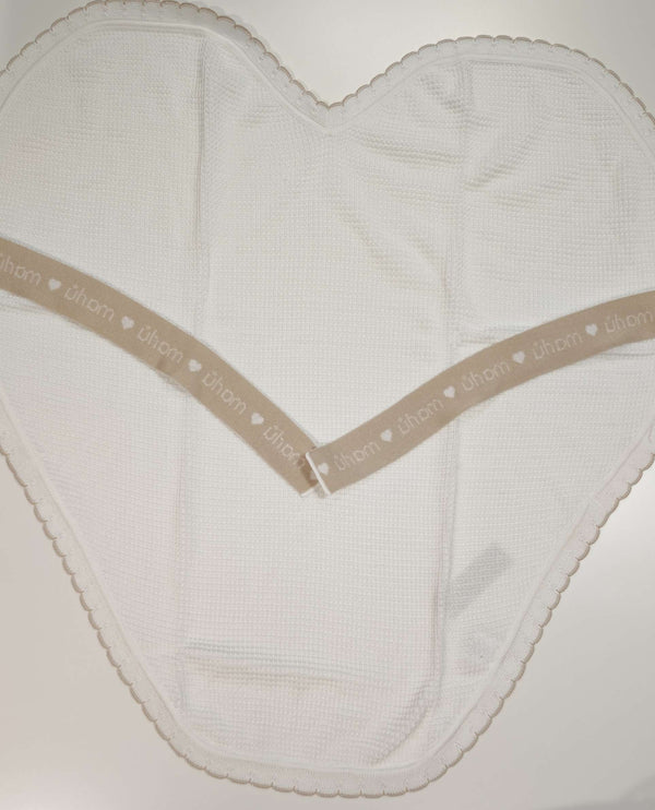 MARLù EKCUORE COPERTA FILO BIANCO/SABBIA