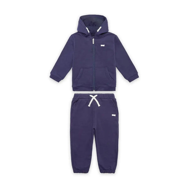 CARRERA TUTA CON ZIP BLU