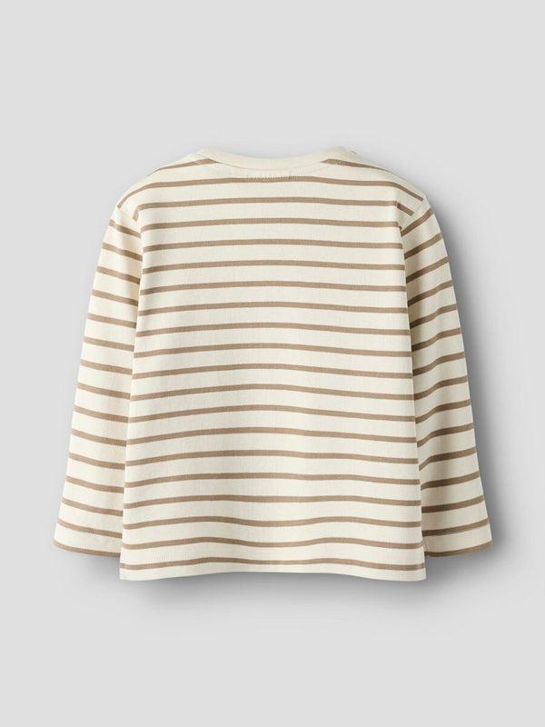 LIL ATELIER MAGLIA A RIGHE TURTLEDOVE