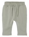 LIL ATELIER PANTALONE FELPA LIMESTONE