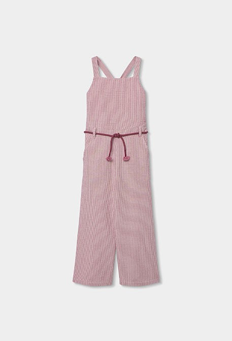 BOBOLI TUTA A RIGHE ROSA E ECRù