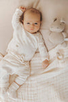 BAMBOOM Coperta culla 100X75 Nuvola - ANIMAL FRIENDS 236