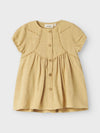 LIL ATELIER VESTITO GIALLO SABBIA
