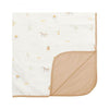 COPERTINA CLINICA 75X75 REVERSIBILE BEIGE E BIANCO FANTASIA