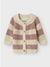 LIL ATELIER CARDIGAN TURTLEDOVE/MISTY ROSE