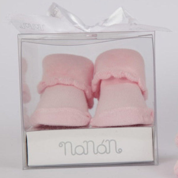 NANAN CALZINI A RIGHE ROSA E BIANCHI