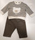 LALALU' COMPLETO IN MAGLIA KIWI