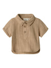 LIL ATELIER CAMICIA GIALLO SABBIA