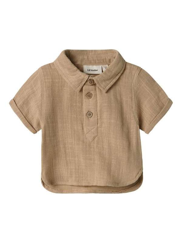 LIL ATELIER CAMICIA GIALLO SABBIA