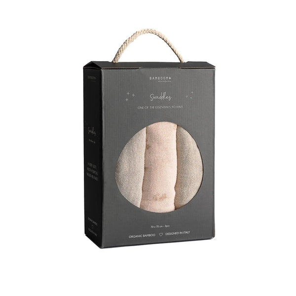 BAMBOOM Swaddle M 3 pack 70x70cm - Branches 320