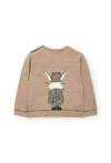BOBOLI MAGLIONE BEIGE CONIGLIETTO 712044