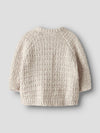 LIL ATELIER CARDIGAN A MAGLIA NOVELLE PEACH/MELANGE