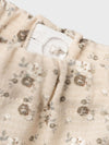 LIL ATELIER PANTALONE FANTASIA FIORI BEIGE