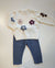 LALALù COMPLETO MAGLIA+PANTALONE AVIO
