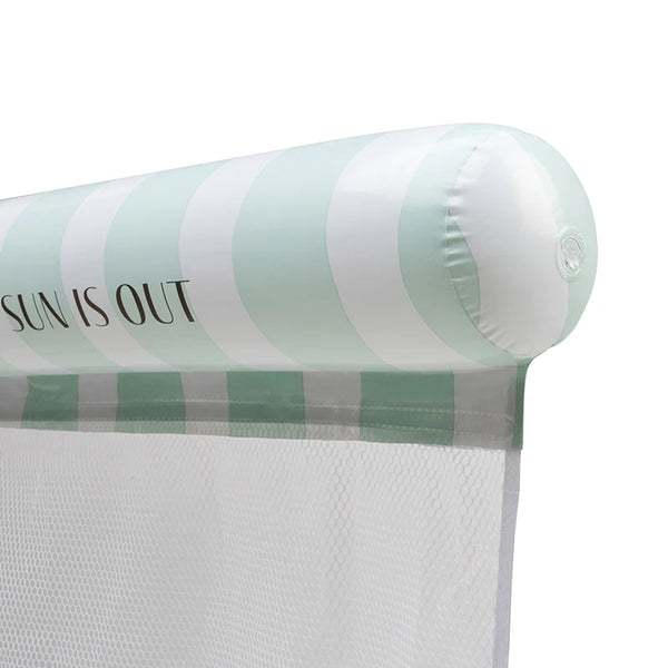 SWIMESSENTIAL Amaca da acqua - Verde - Resort Stripe