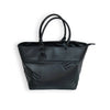 BAMBOOM Tote Bag in recycled Eco-Leather - Shoulder strap - zip closure + extra snap hook closure - 35 x 53 x 25cm