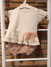 CALAMARO COMPLETO CASACCA ECRù+CULOTTE