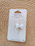 SIENA CLIP CON FIOCCO GROS GRAIN BIANCO
