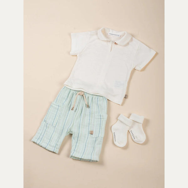 BAMBOOM SHIRT CON COLLETTO OFFWHITE 1117