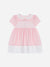 PATACHOU ABITO MEZZA MANICA PUNTO SMOCK ROSA