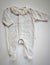 BABYGI TUTINA CINIGLIA BEIGE CON COLLO PIZZO